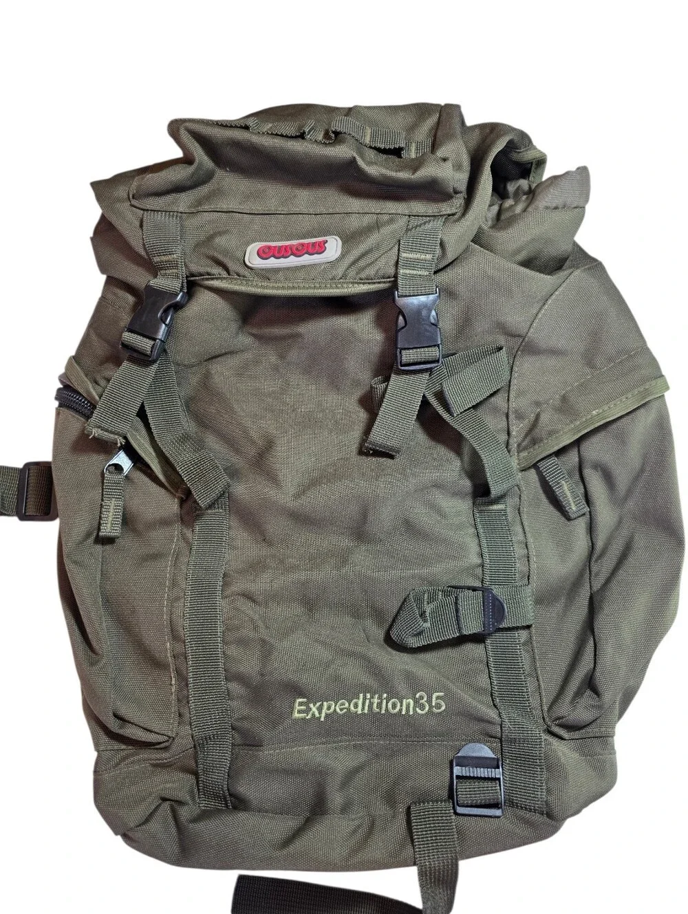 Cuscus Expedition 35 Olive Green Men's Tactical Military Style Explorer Backpack
